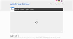 Desktop Screenshot of apartmani-kalinic.com